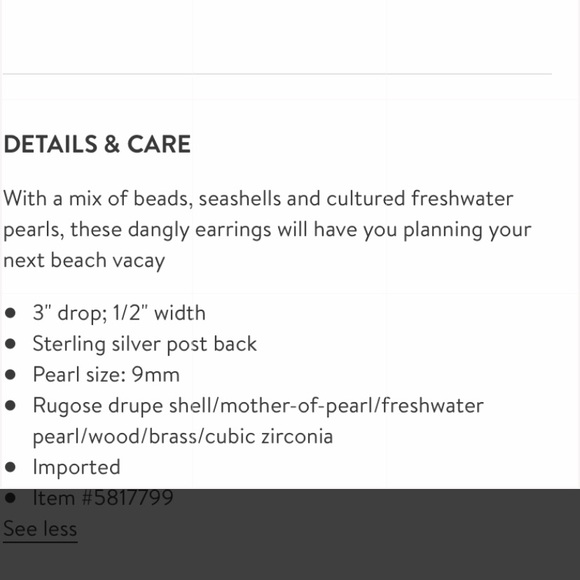 MADEWELL Beachside Statement Earrings - Picture 12 of 12